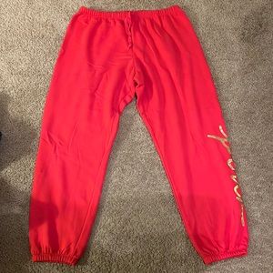 Fleece Victoria Secret Pink Sweatpants